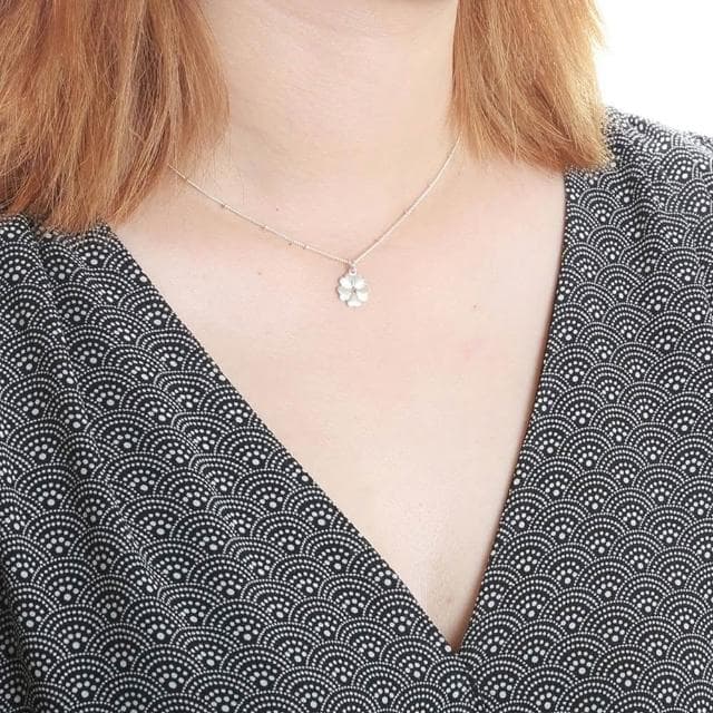 【Angel & Me】愛心幸運草 s925 純銀 項鍊 生日 週年 情人節禮物