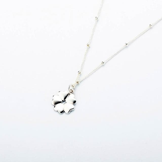 【Angel & Me】愛心幸運草 s925 純銀 項鍊 生日 週年 情人節禮物