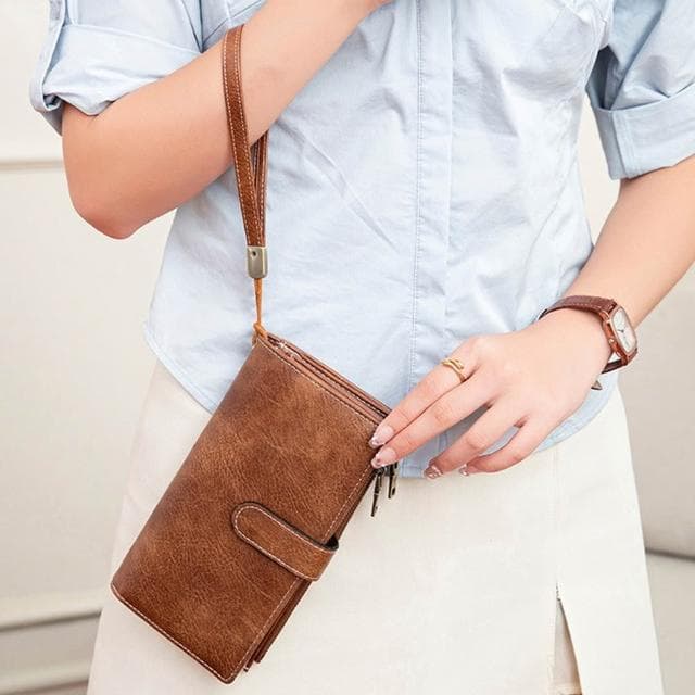 【MoonDy】女生長夾 錢包 大容量長夾 多卡位錢包 手拿包 韓系長夾 女生皮夾