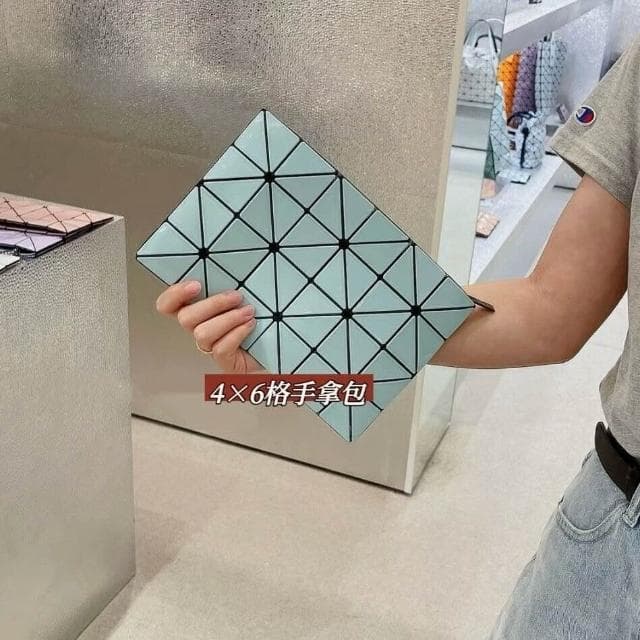 菱格女士晚宴包手拿包時尚簡約手機包信封包零錢化妝包質感公事包商務編織手抓包手機腋下包男女信封包多夾層大容量手提包禮物包