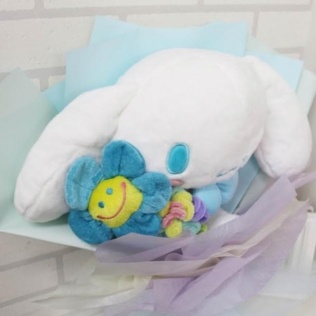 大耳狗花束 正版大耳狗 娃娃花束 大耳狗喜拿 娃娃花束 求婚花束 畢業花束 情人節花束 母親節花束 生日禮物 教室節