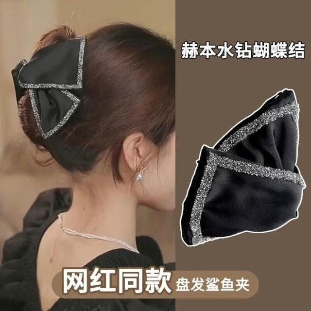 鯊魚夾女髮夾簡約氣質半紮發發夾法式發卡慵懶風發抓女四季夾子後腦勺抓夾頭飾(情人節 聖誕節 生日 髮飾 頭飾 髮夾 禮物)