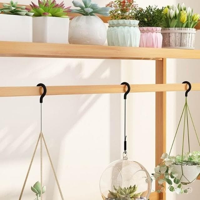 花架 客廳置物架 落地式盆栽架 戶外陽臺裝飾植物架 簡約大容量室內多層庭院花架子

