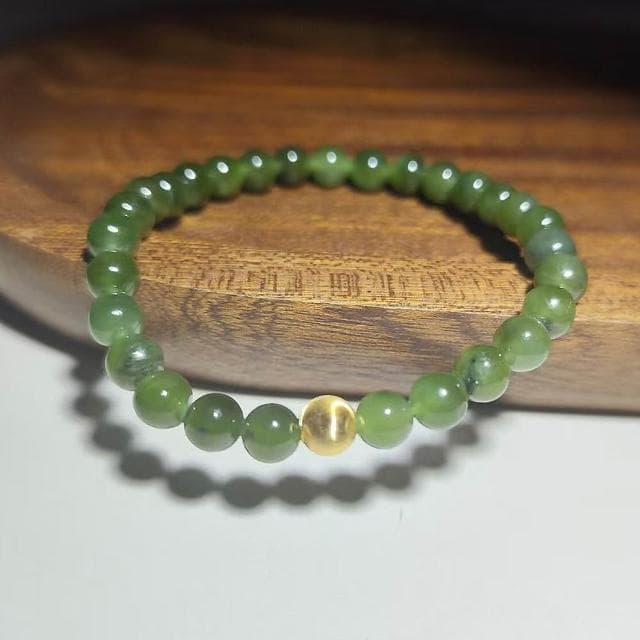 【Paiya 派亞】6mm天然和田玉碧玉手串手鏈