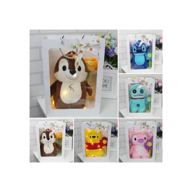 【Disney 迪士尼】迪士尼娃娃 迪士尼玩偶 迪士尼午安枕 迪士尼抱枕 生日禮物 交換禮物 聖誕節禮物 小熊維尼 史迪奇 醜丫頭 奇奇