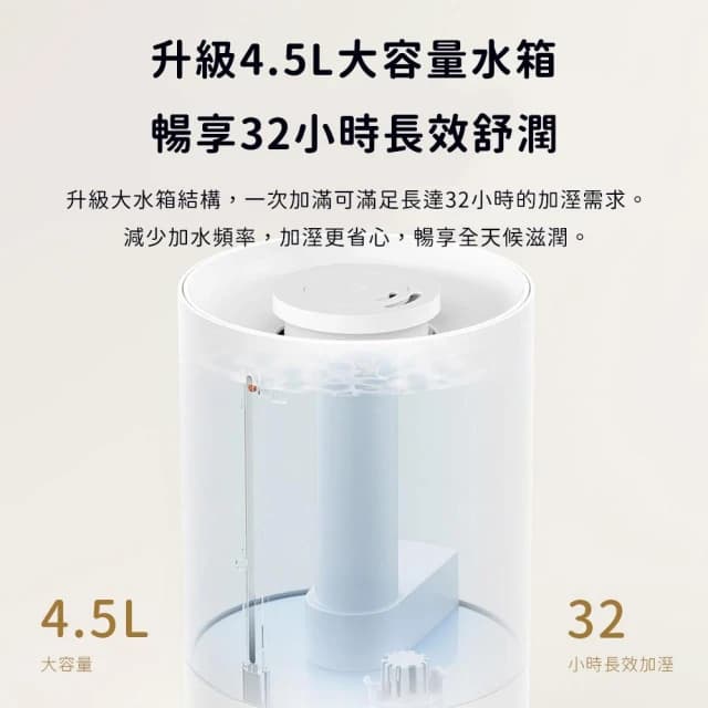 小米有品 米家 3代 空氣 加濕器3  加濕 4.5L 增濕器 大霧量 淨化器 霧化器 室內 冷氣房 暖氣房