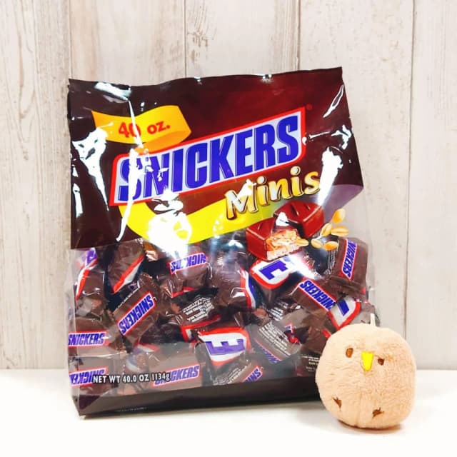 【Snickers 士力架】迷你花生巧克力隨手包 9公克 126條 (迷你 花生 焦糖 巧克力 隨手包 分享包 家庭包)