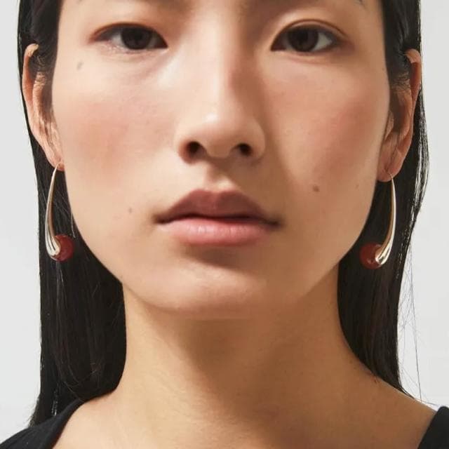 【MoonDy】耳環 耳飾 瑪瑙耳環 小眾設計 垂墜耳環 個性耳環 時尚百搭