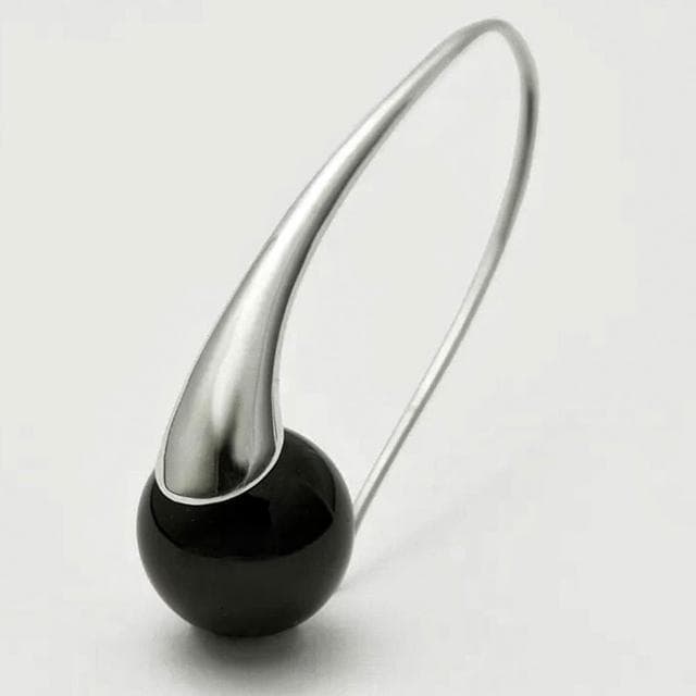 【MoonDy】耳環 耳飾 瑪瑙耳環 小眾設計 垂墜耳環 個性耳環 時尚百搭