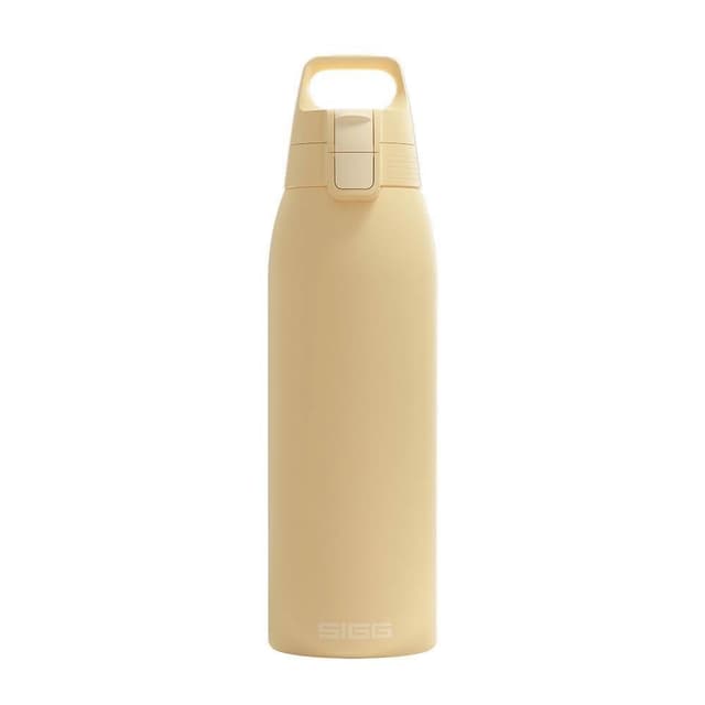 【SIGG】Shield 超輕量彈蓋保溫瓶 1000ml (奶油黃;保溫杯/水瓶/水壺)