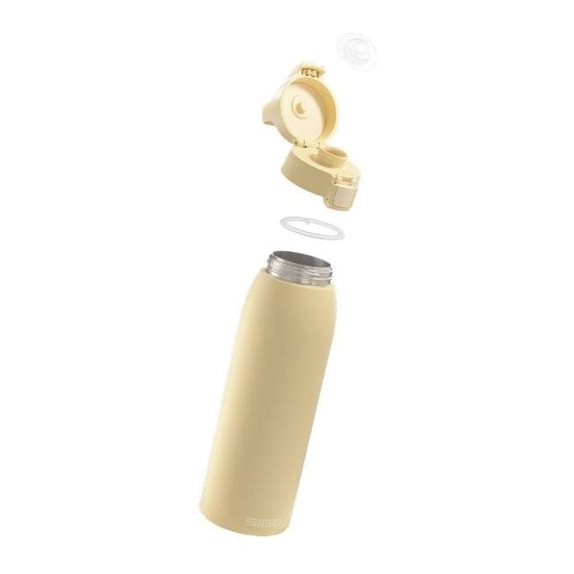 【SIGG】Shield 超輕量彈蓋保溫瓶 1000ml (奶油黃;保溫杯/水瓶/水壺)