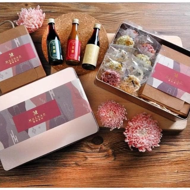 【MUZHAO 暮朝食粹】小暮釀手工醬油醬香米餅玫瑰金禮盒 單盒(中秋禮盒 長輩禮盒 入厝禮 結婚禮物)