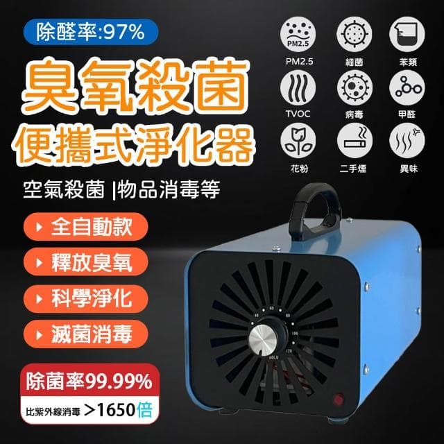 【LADUTA 拉布塔】臭氧空氣清淨機 空氣淨化器｜110V 臭氧殺菌 高效濾網 除塵除異味 淨化空氣 02