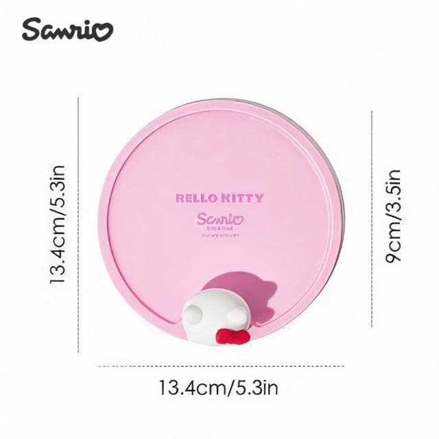 【SANRIO 三麗鷗】Hello Kitty凱蒂貓正版周邊立體造型矽膠杯墊杯蓋(盒裝老婆女友女兒聖誕交換生日禮物