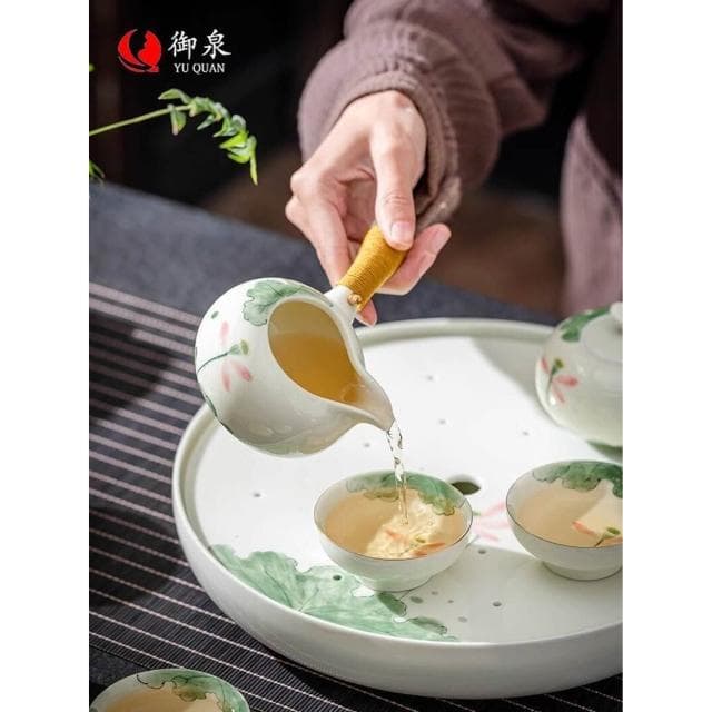 陶瓷功夫茶具套裝家用高檔輕奢送長輩領導禮品禮物