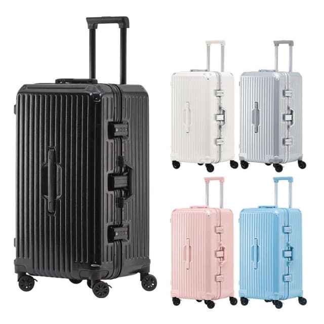 DW優選家 高級鋁框箱 多功能行李箱 鋁框行李箱 胖胖行李箱 旅行箱 五輪行李箱 30吋/28吋/26吋/24吋