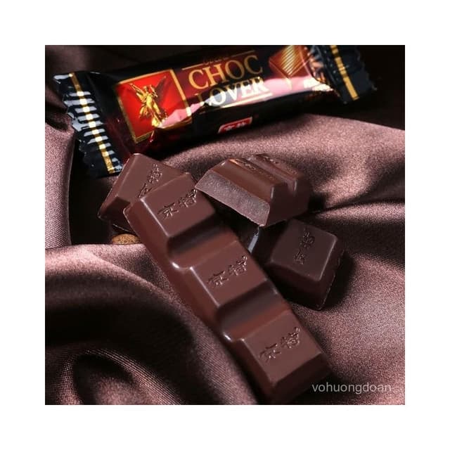 心心相印 京特純黑巧克力零食網紅禮物喜糖果巧克力便宜散裝批髮1000g-120g