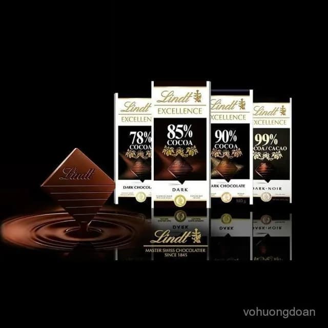 心心相印 Lindt瑞士蓮巧克力特醇排塊85%90%進口可可黑巧克力正品純可可脂