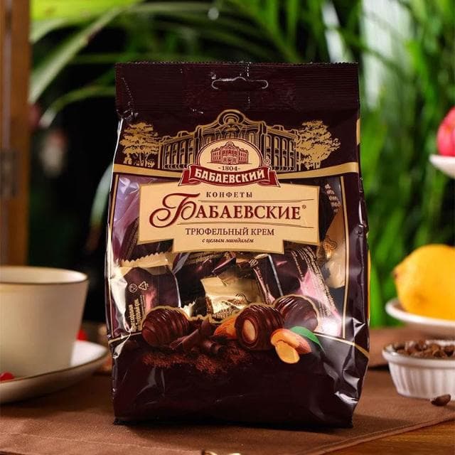 HanNaMiChan俄羅斯原裝正品巧克 芭味富 杏仁堅果巧克力 夾心糖果 休閒零食 節日糖果 伴手禮 松露夾心力巧克力