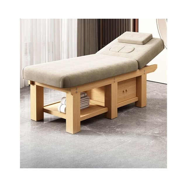 高檔純實木美容床按摩床美容院專用中醫推拿床帶胸洞美容床紋繡床