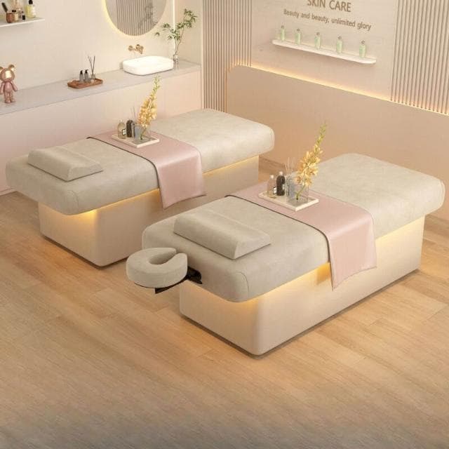 高端美容床美容院專用推拿按摩床微整理療床醫美皮膚管理多功能床