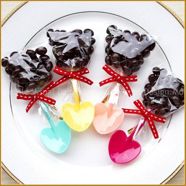 g1660 幸福鏟子「米果巧克力」X100份+大提籃X1個(限宅配)-生日分享/幼兒園活動獎/二次進場婚禮小物/送客喜糖