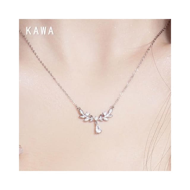 KAWA 七夕特賣 麥穗女神 S999 純銀項鏈 項鏈銀鏈 麥穗項鍊 銀項鍊 女生項鏈 銀飾項鍊 情人節禮物 37Q