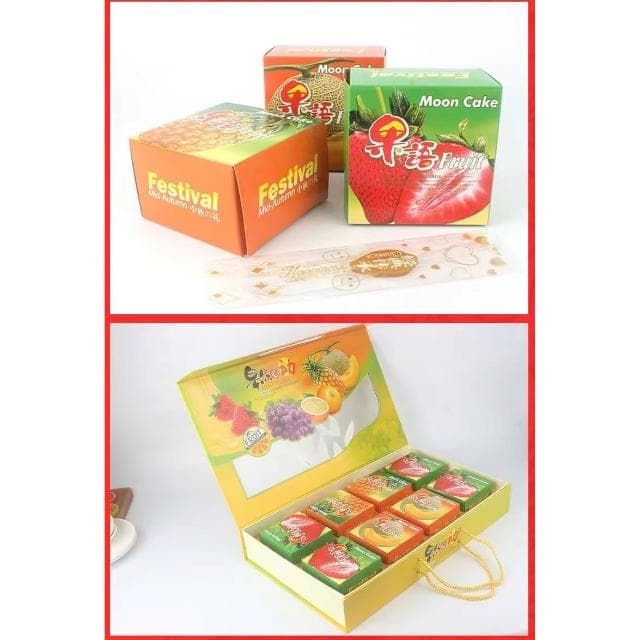 HanNaMiChan大嶸華果然心動800g廣式組合水果月餅中秋禮盒送長輩親友品嘗美食