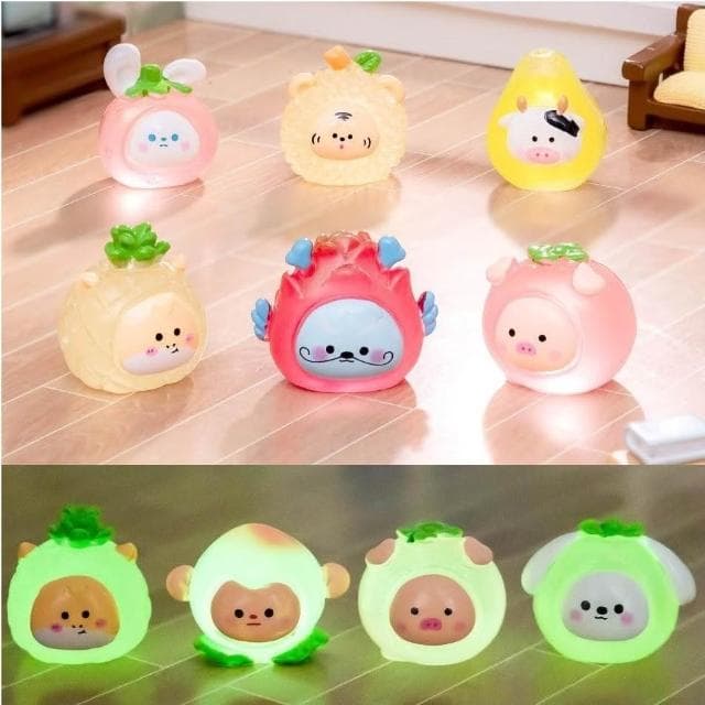 【CARMO】夜光十二生肖微景觀 微景觀 生肖公仔 居家療癒 多肉盆栽裝飾 多肉植物小公仔 夜光小公仔