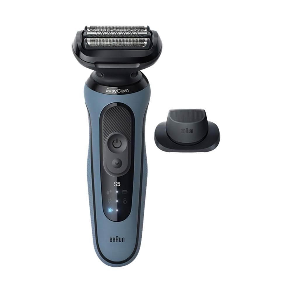 【BRAUN 百靈】新5系列免拆快洗電鬍刀 國際版 (52-A1200S)