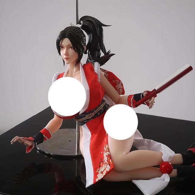 御宅公仔 不知火舞 65cm動漫二次元手辦 可動玩偶 pu頭雕 鉑金矽膠素體含cos服支架大全套送男生生日禮物gk模型