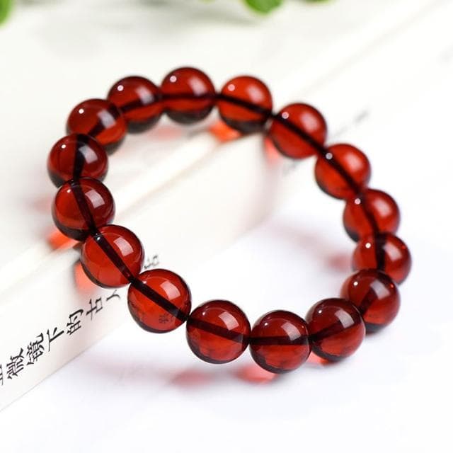 【Paiya 派亞】淨體108顆4-5mm碟珠算盤血珀項鏈/9.5MM單圈血珀手串 二選一