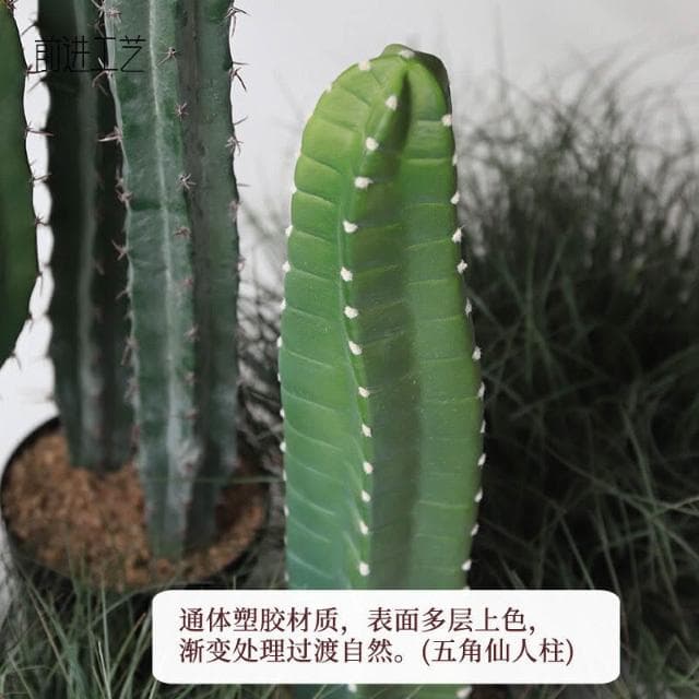 百信百貨 免運 仿真仙人柱人造綠植沙生植物墨西哥假仙人掌盆栽cactus