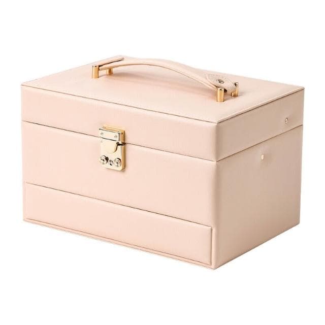 直首飾收納盒手提輕奢抽屜大容量多層戒指耳飾項鏈飾品盒子 f6cf1ee4