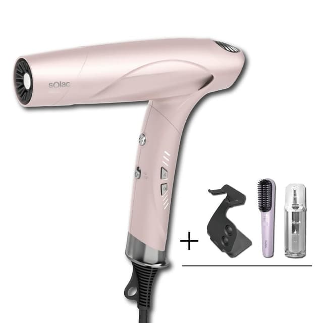 【SOLAC】搭贈組｜智能中和離子專業吹風機 SD-1300 (2024大改款進化版 SD-1000後代_Kimi極美職人推薦)