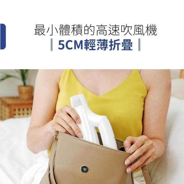 【SANSUI 山水】極勁正負離子高速吹風機 摺疊吹風機 Neptunus/Pure