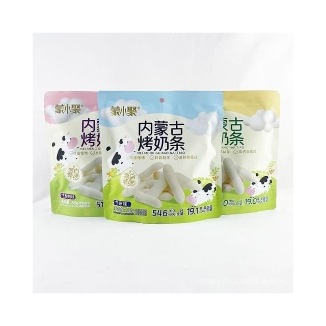 文文甄選 內懞正宗鮮奶條烤酸奶奶皮零食特産芝士休閒零食