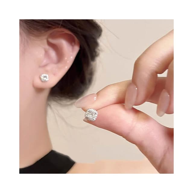 耳環精致爆閃锆石耳釘女簡約輕奢時尚高級耳環秋冬氛圍感小眾百搭耳飾不過敏看不膩超閃耳環耳飾飾品百搭禮物輕盈精緻輕奢高級韓國