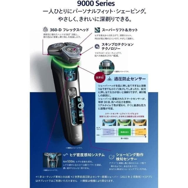 【Philips 飛利浦】電動刮鬍刀 9000系列 男性用 S9696/31 S9696/50 日版