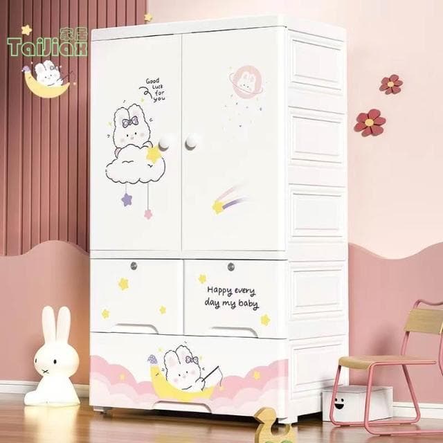 💥💕65面寬雙開門收納櫃 嬰兒衣物整理櫃 兒童玩具儲物櫃 客廳臥室收納箱 櫥櫃 抽屜櫃 置物櫃 雜物櫃 衣櫃 衣櫥
