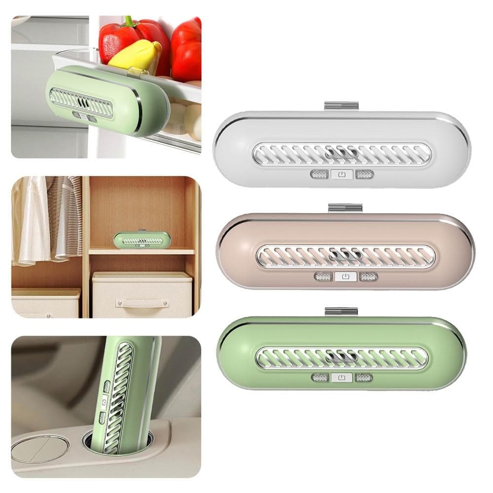 無線光控臭氧除味器 3段調節 冰箱除味淨化機 空氣清淨器(冰箱/鞋櫃/衣櫃/車載)