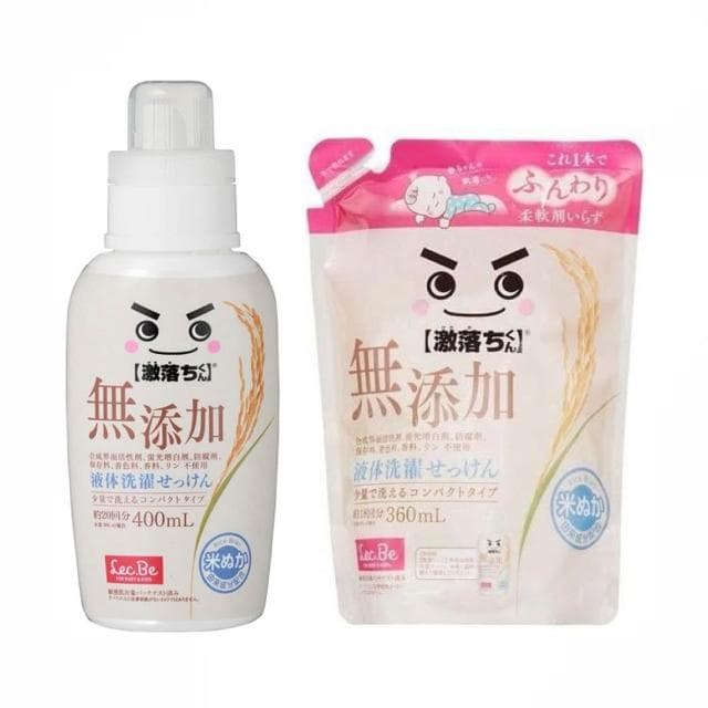 【LEC】日本 激落君 嬰幼兒 無添加洗衣精 400ml 洗衣劑 兒童洗衣精 嬰幼兒衣物
