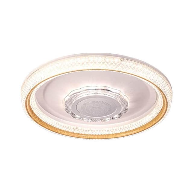 【XINGMU 興沐】（限量特惠）日式吸頂燈圓形藍芽音樂led燈音響燈照明燈吸頂吊燈（智慧遙控/高亮護眼）