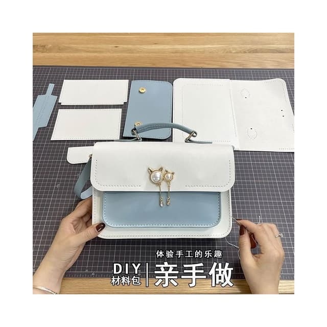 新款🎉DIY手工编織包包手做生日禮物自制DIY手工包 送女友禮物