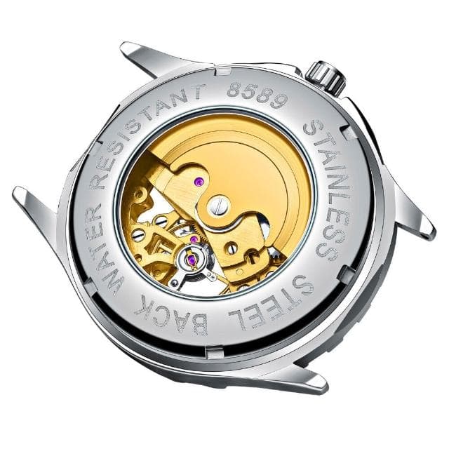 手錶男輕奢小眾高級感精工錶男士爸爸商務機械手表全自動機械表手表男士镂空陀飛輪夜光潮簡約氣質精緻高顏值精品金屬指針男錶