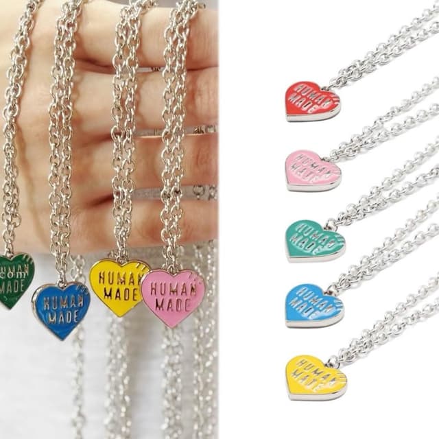 【Human Made】HUMAN MADE 愛心項鍊 經典 LOGO 飾品 男女 日本限定