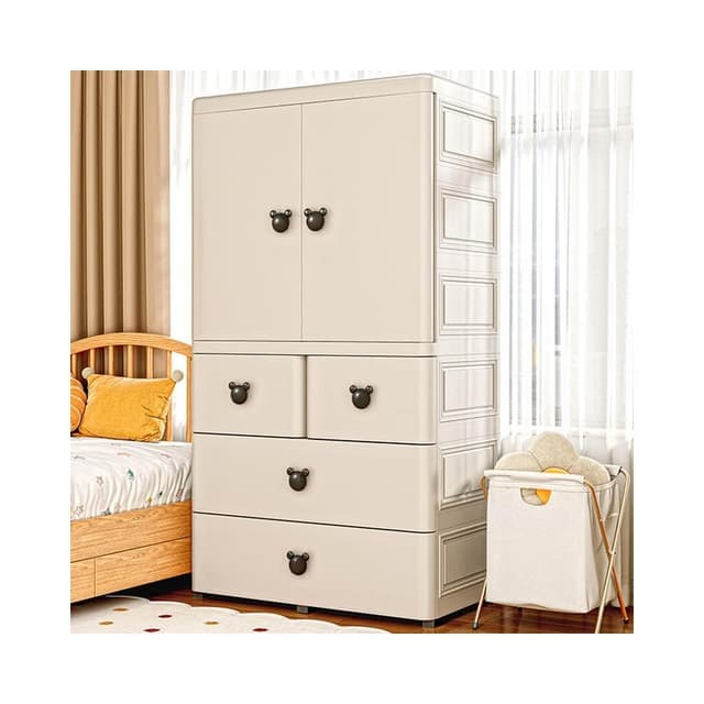 加厚寶寶衣櫃嬰兒收納櫃家用塑料特大兒童簡易衣櫥衣服整理儲物櫃