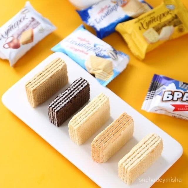 【可嘉優選】俄羅斯威化餅幹進口阿孔特牌菲利莫小農莊冰淇淋巧克力奶酪零食品中秋節中秋節禮盒中秋節中秋節禮