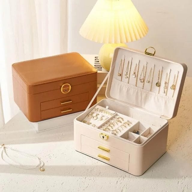 首飾收納盒耳釘耳飾珠寶耳環項鏈珠寶首飾收納盒