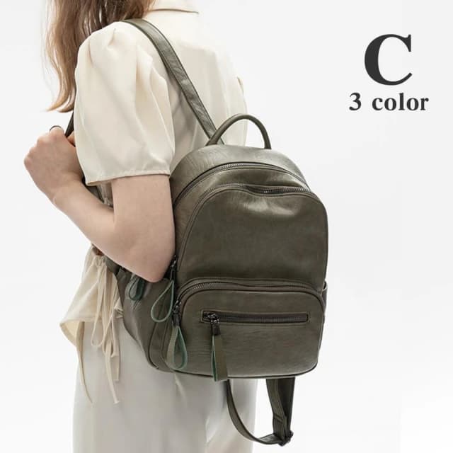 【MoonDy】包包 真皮後背包 輕便後背包 休閒背包 牛皮包包 黑色包包 大容量後背包 旅行包 女生禮物